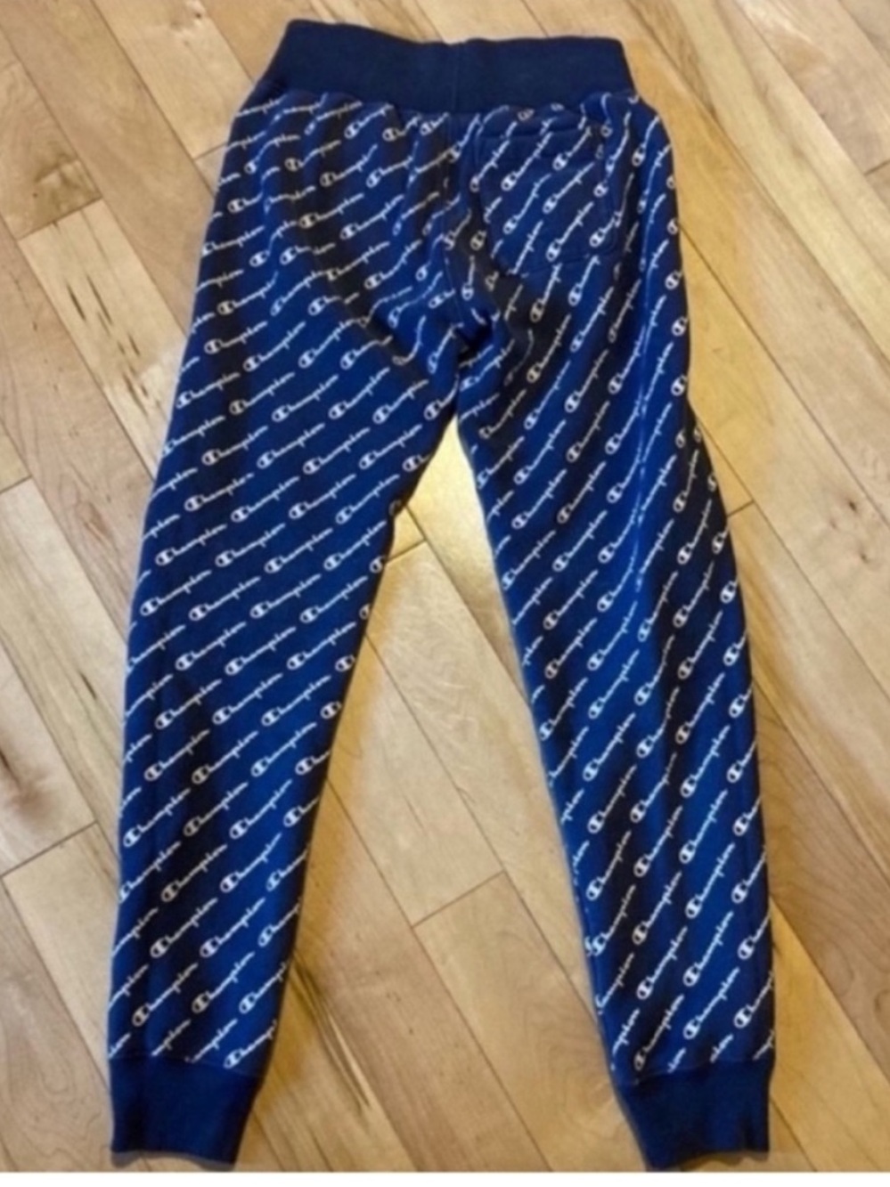 Champion Vintage logo printed reverse weave joggers size extra small XS - Picture 5 of 10